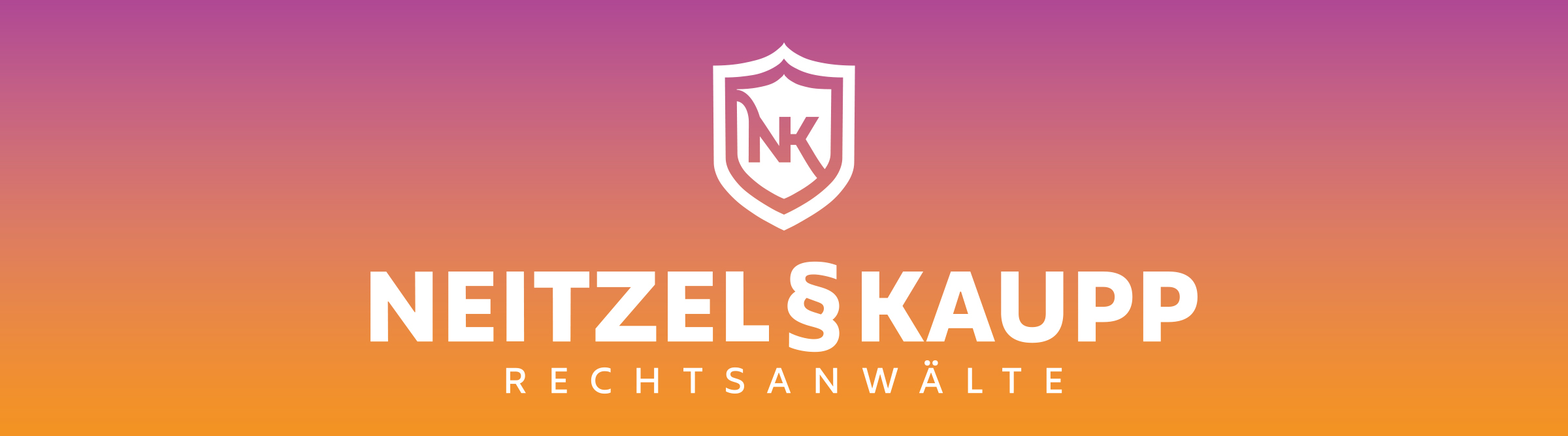 Neitzel § Kaupp Banner mit Wappen
